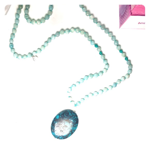 Genuine Turquoise Miracle Mala From Tiny Devotions Mala Beads Spiritual Jewelry - Picture 2 of 6